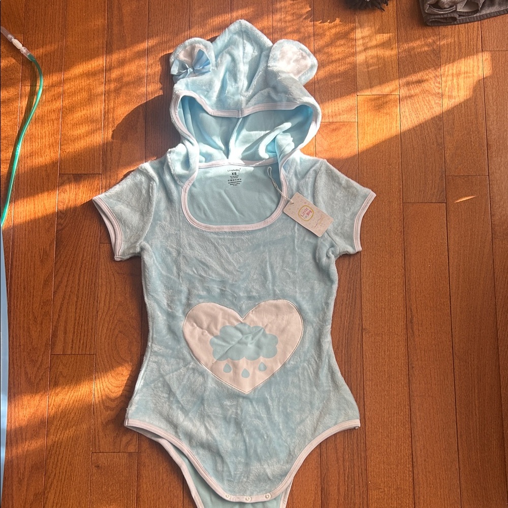 Care Bears Hooded Bear Bodysuit